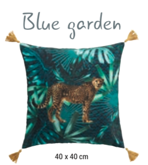 Blue Garden Cushion 